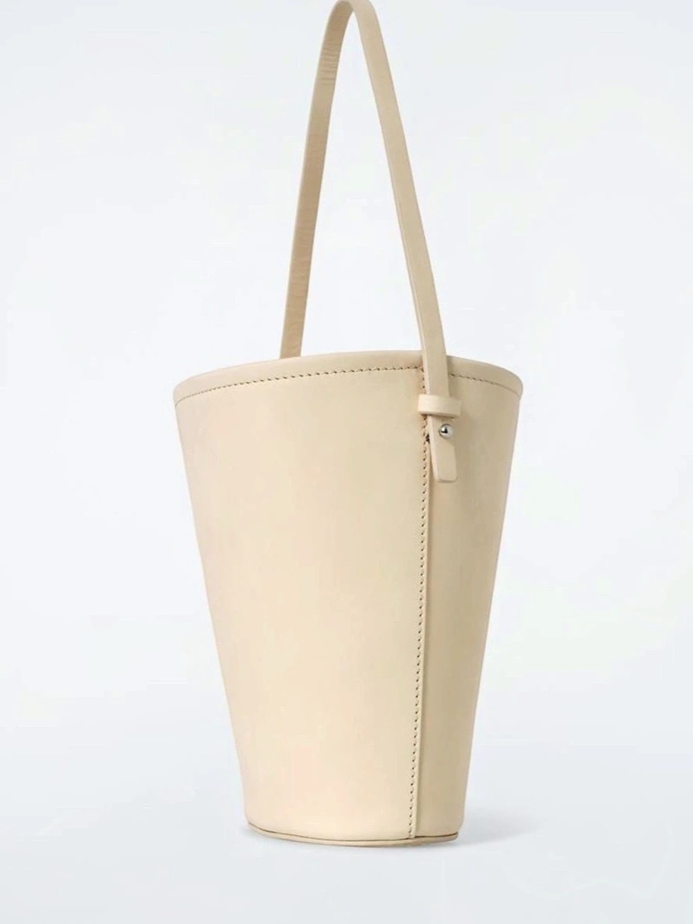 COS Pale Yellow Bucket Shoulder Bag NWT